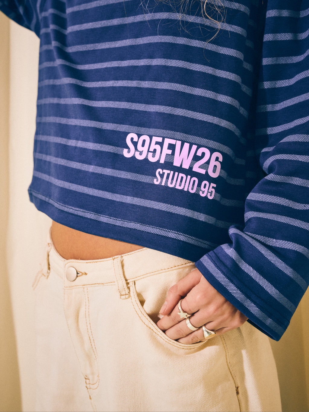 STRIPES TEE (ROSADA)