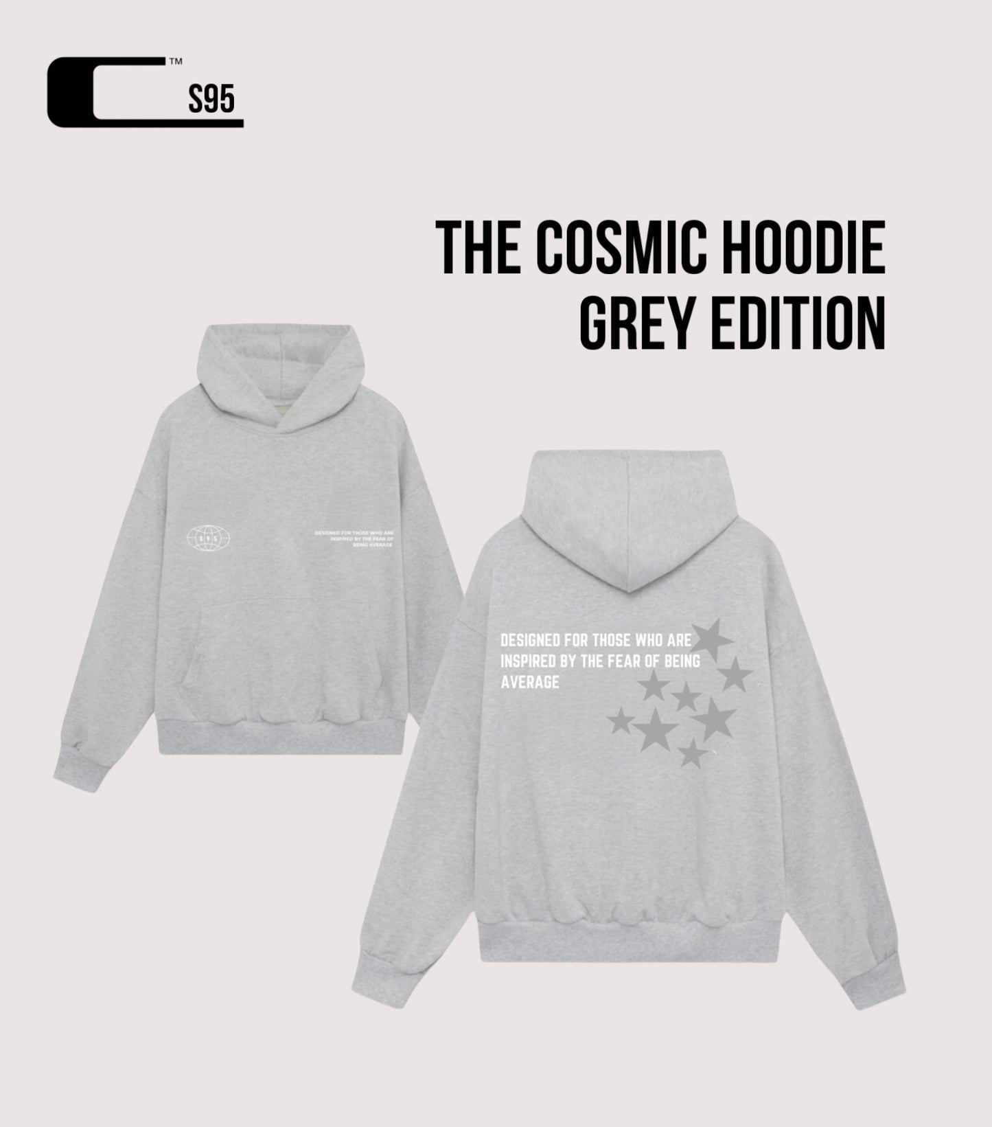 COSMIC HOODIE GRIS (LIMITED EDITION)