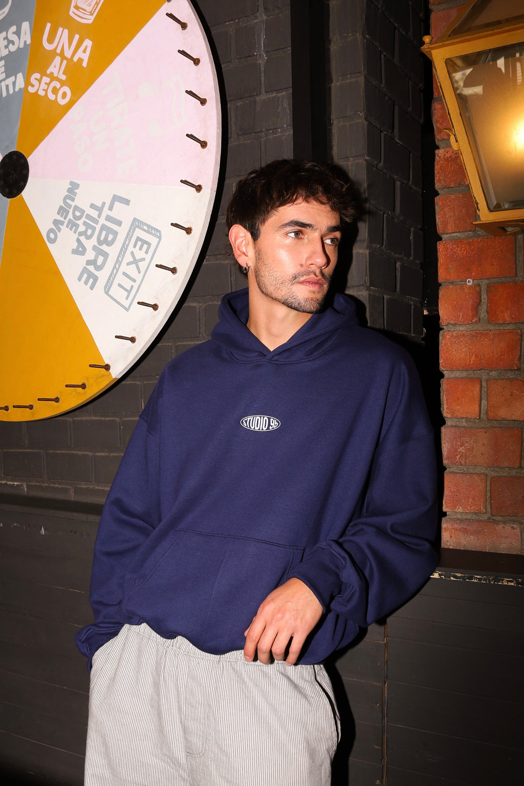 VERTICAL HOODIE (AZUL) (ENVÍO SAMEDAY)