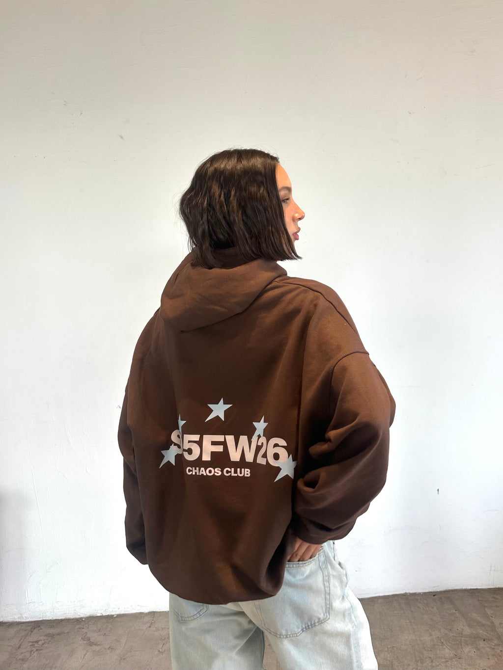 CHAOS CLUB HOODIE (CAFÉ)