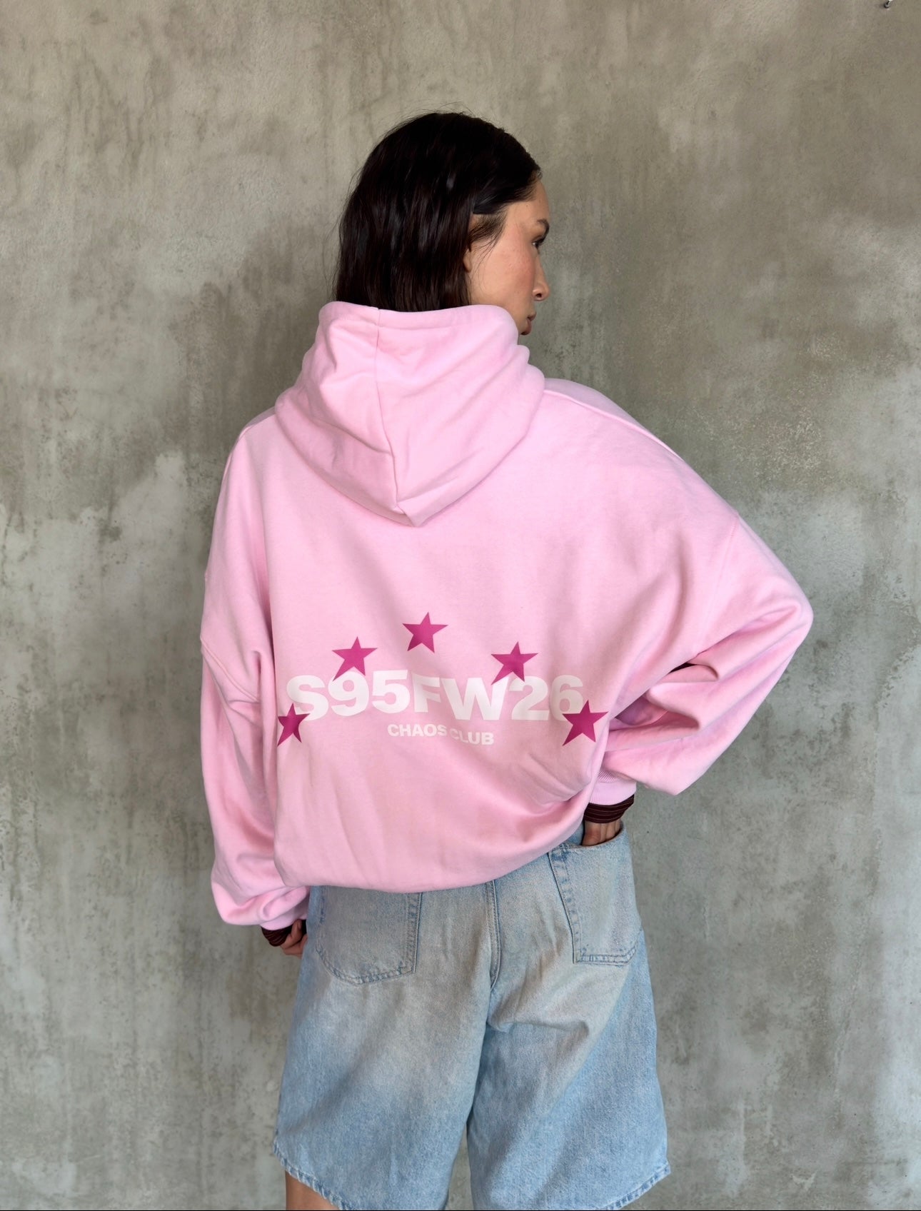 CHAOS CLUB HOODIE (ROSADO)