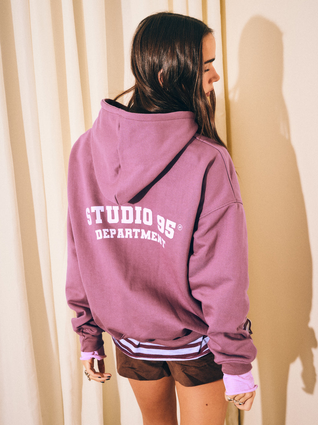 BURGUNDY HOODIE