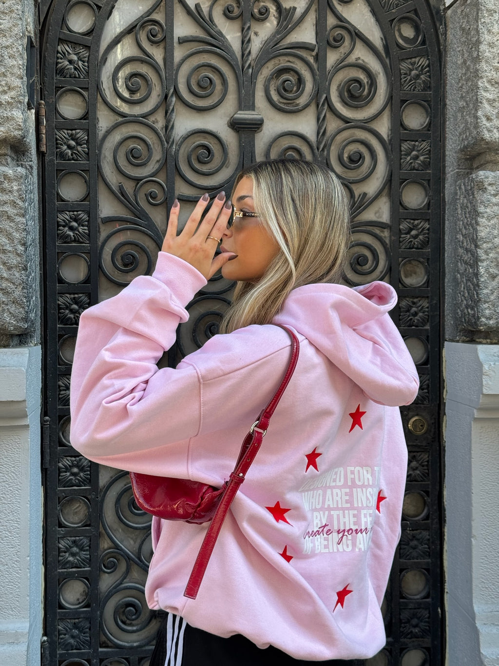 FULL STARS HOODIE (ROSADO)