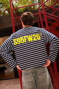 FW26 TEE (RAYAS AZUL)