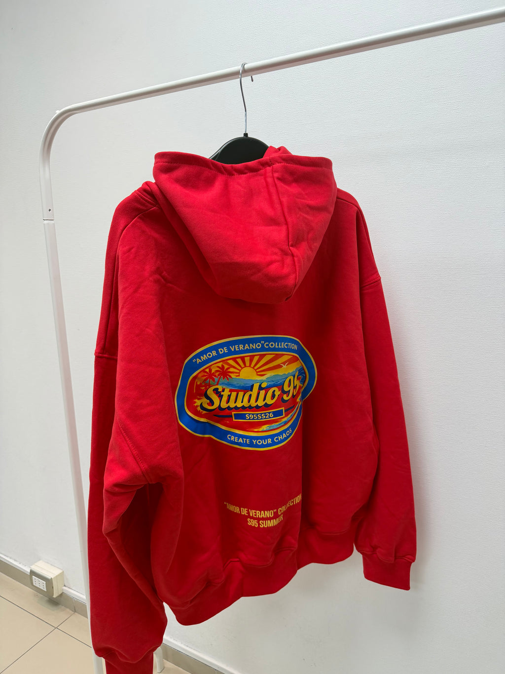 #3 SUNSET HOODIE ROJO L/XL