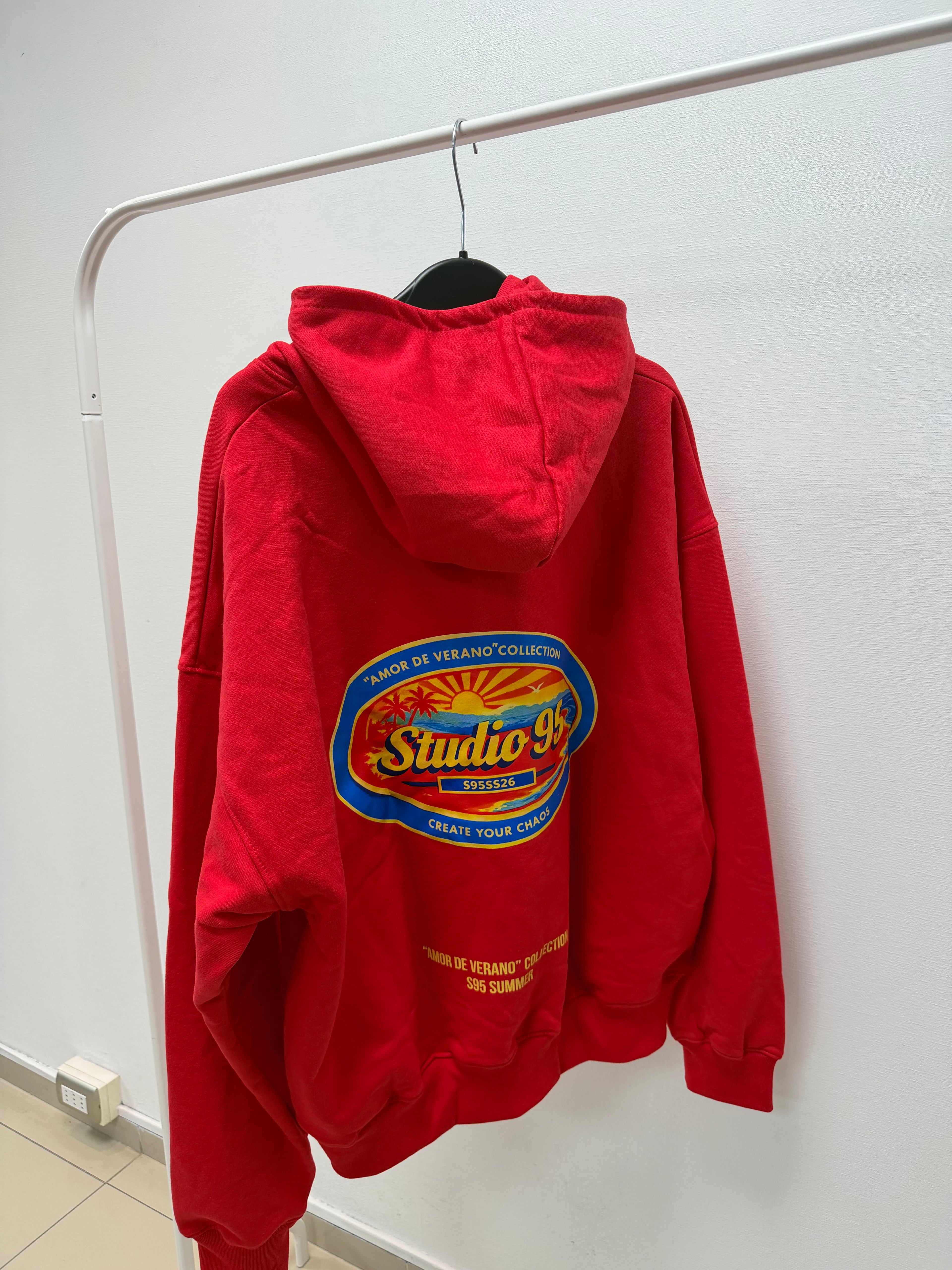 #3 SUNSET HOODIE ROJO L/XL