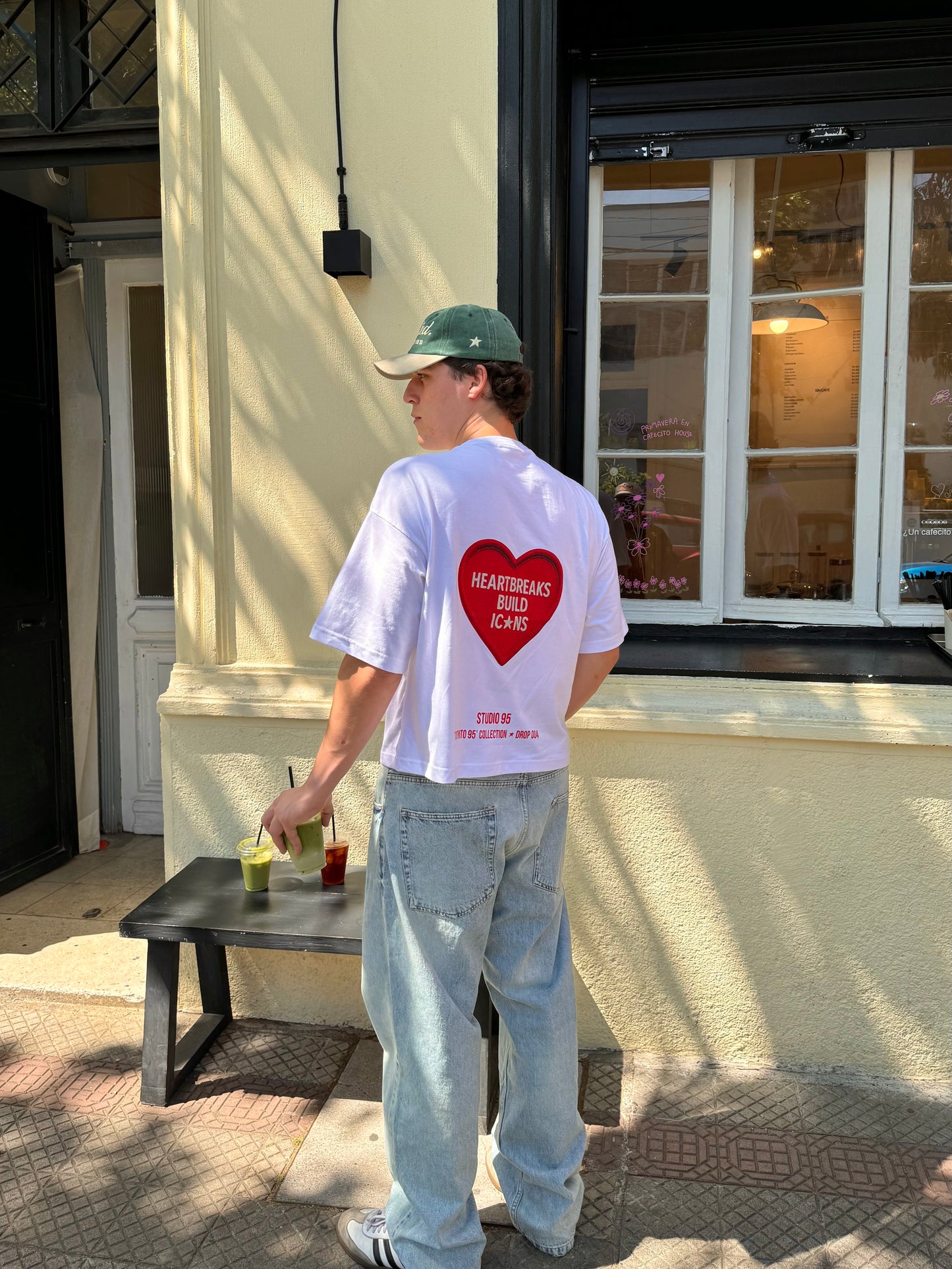 HEART PATCH TEE (BLANCA)