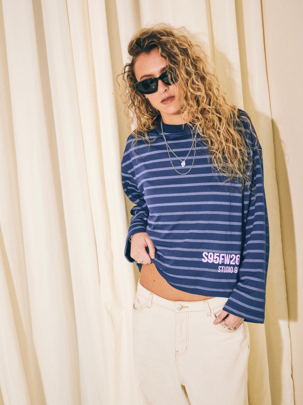 STRIPES TEE (ROSADA)