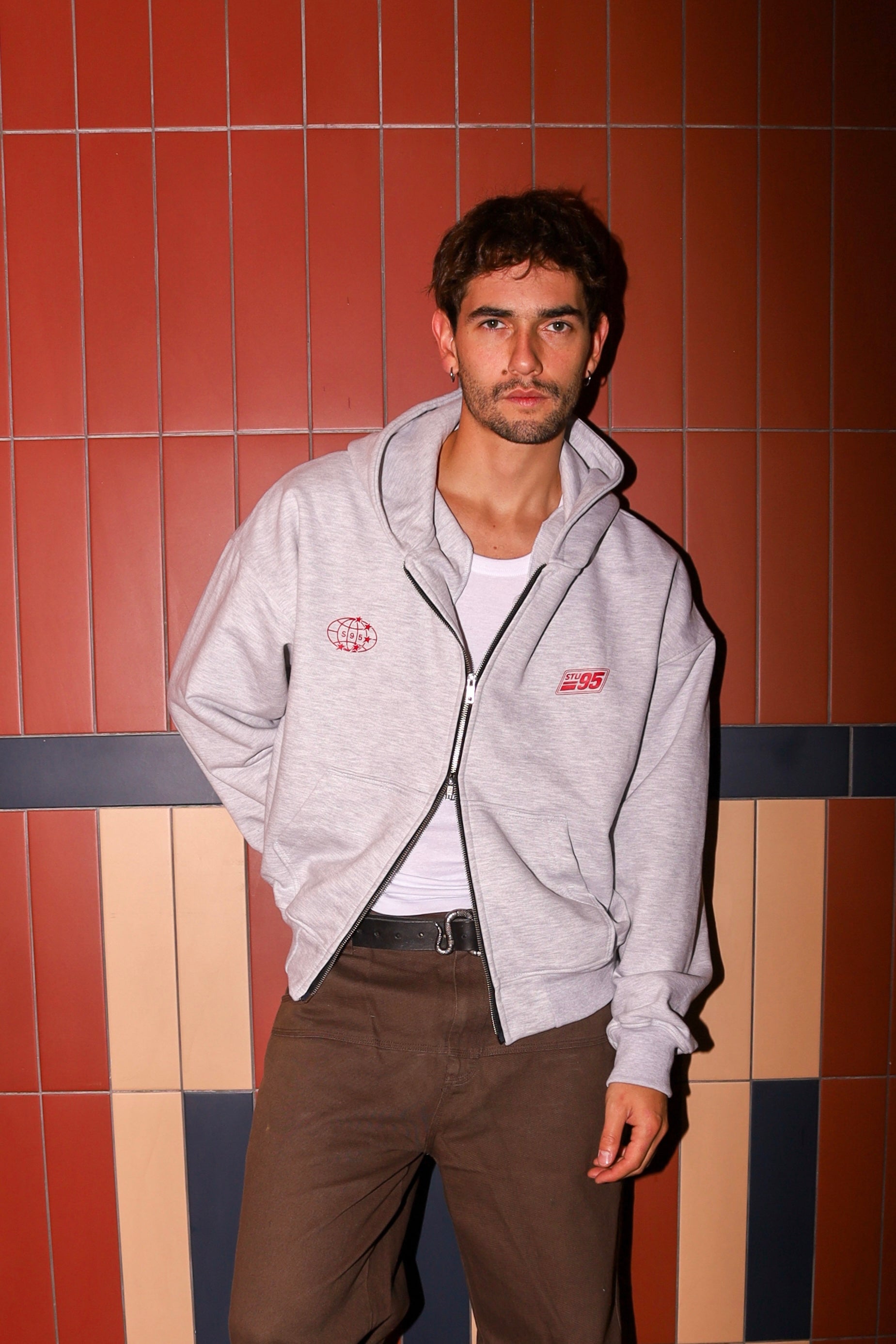 DOBLE ZIPPER HOODIE