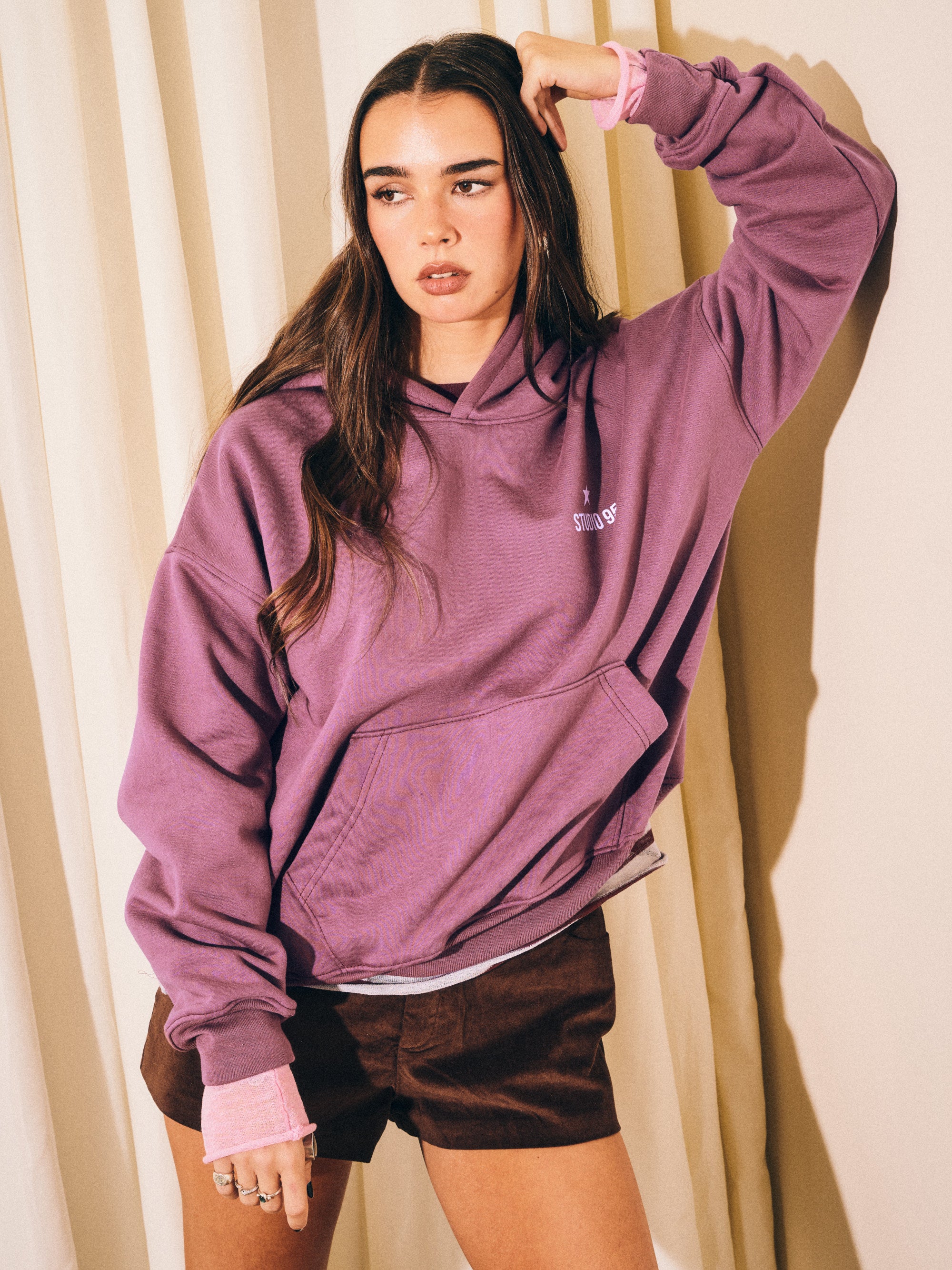 BURGUNDY HOODIE