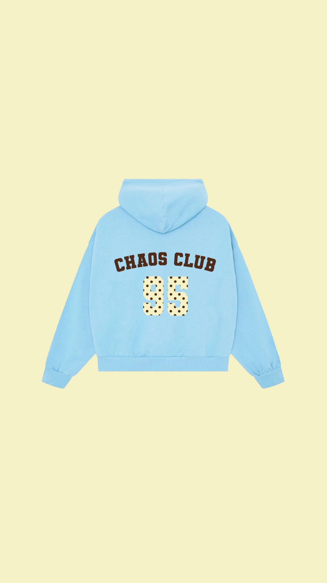 95 DOTS HOODIE (CELESTE)