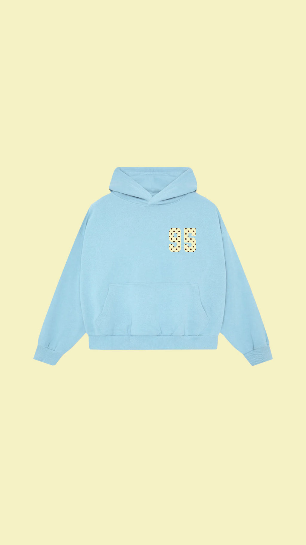 95 DOTS HOODIE (CELESTE)