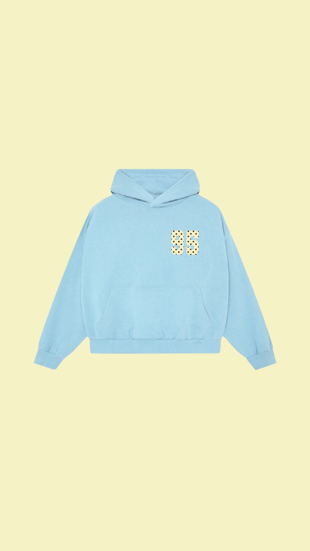 95 DOTS HOODIE (CELESTE)
