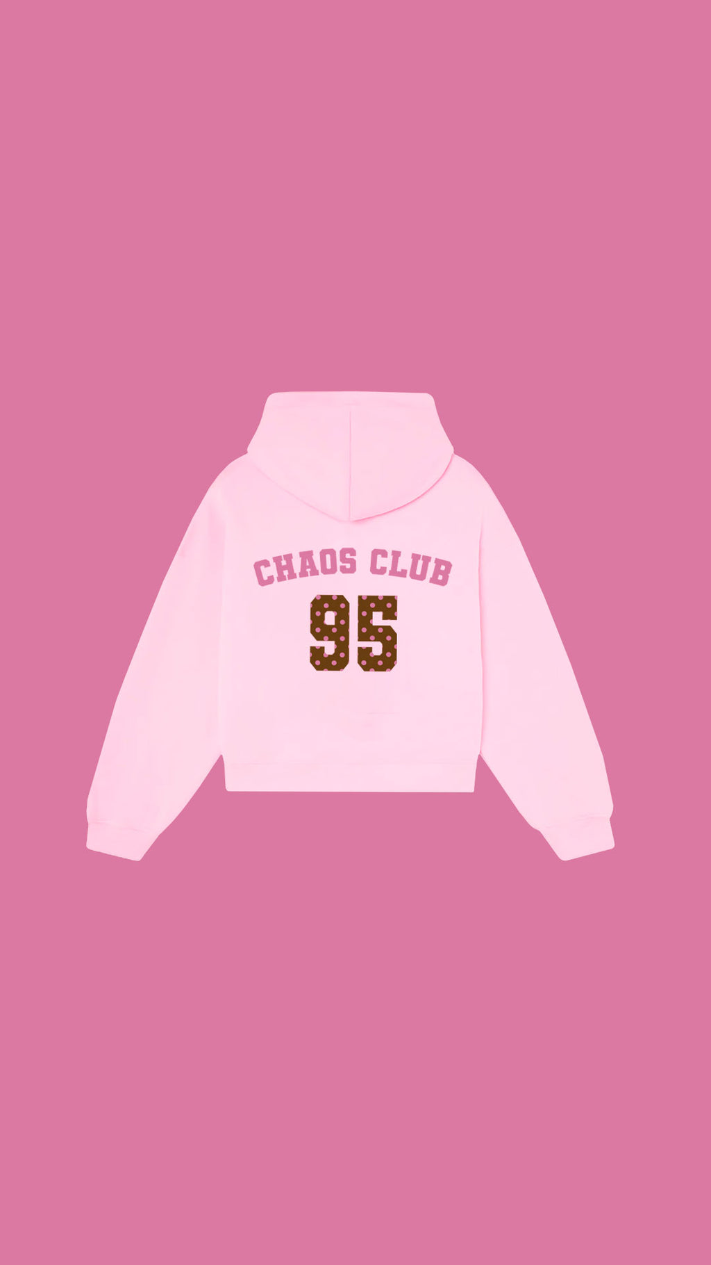 95 DOTS HOODIE (ROSADO)
