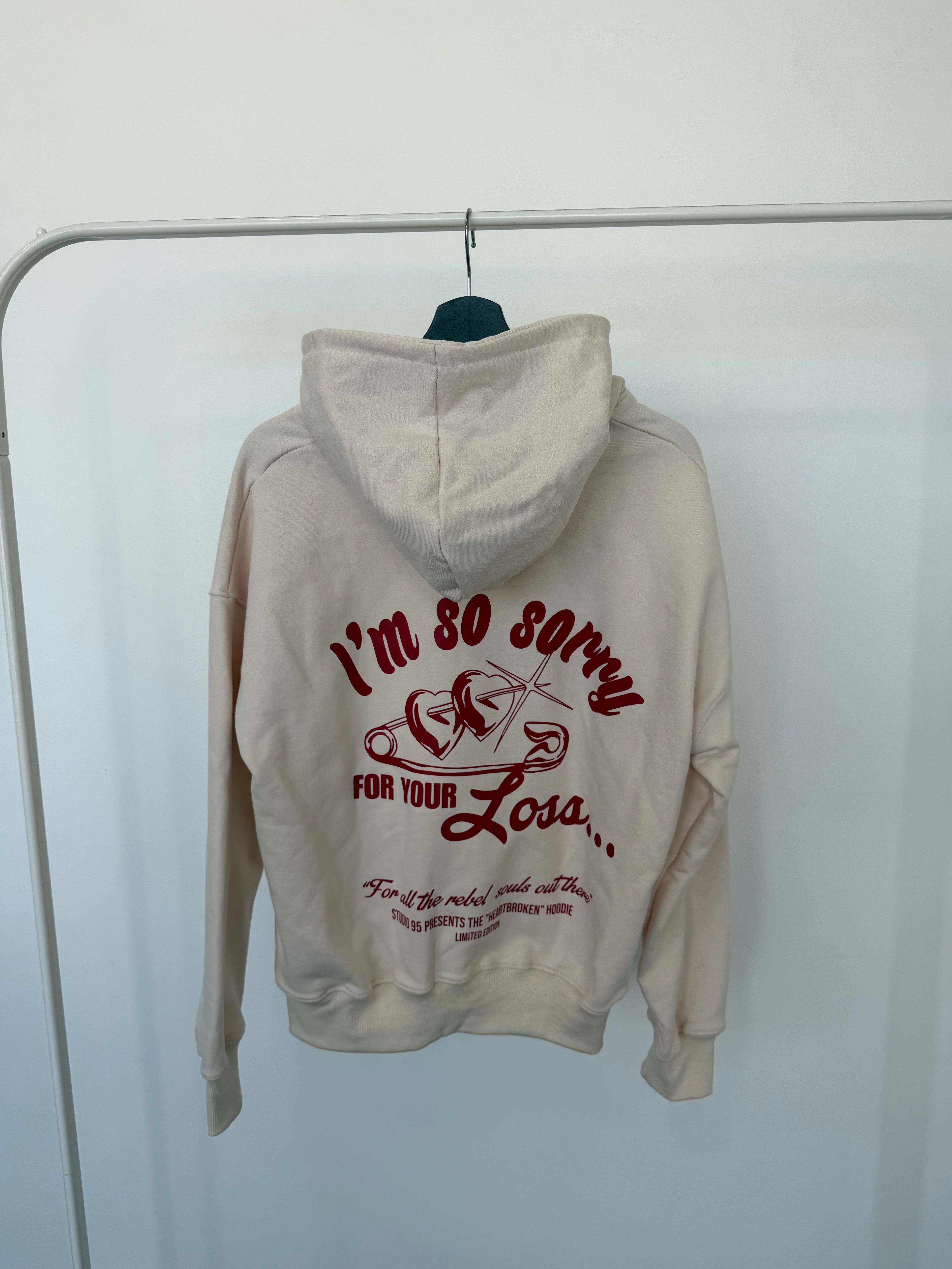 #45 HEARTBROKEN HOODIE (S/M)