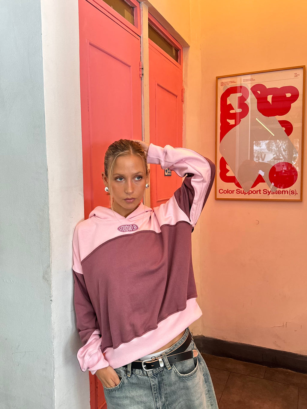 PINK CORE HOODIE
