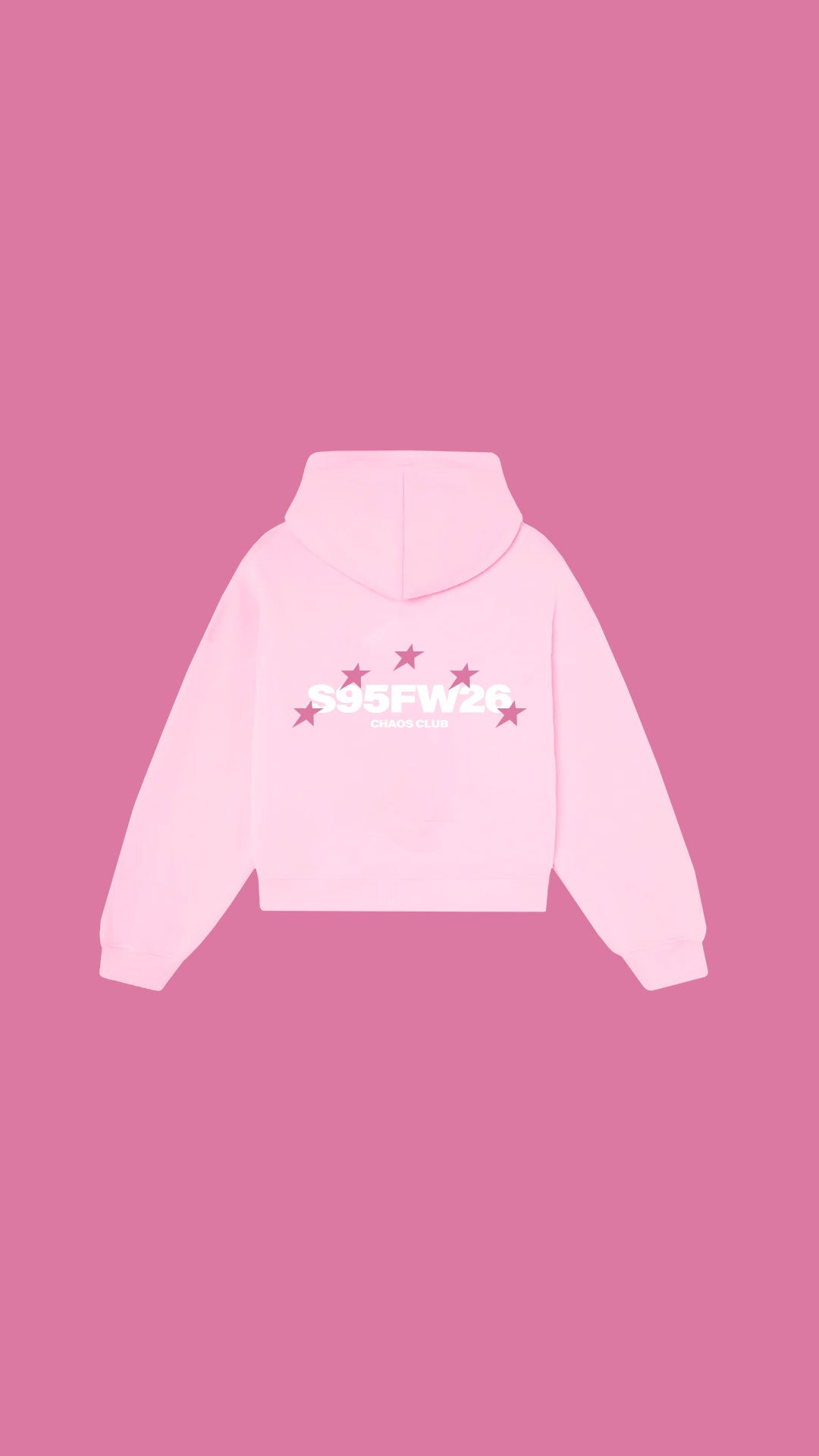 CHAOS CLUB HOODIE (ROSADO)