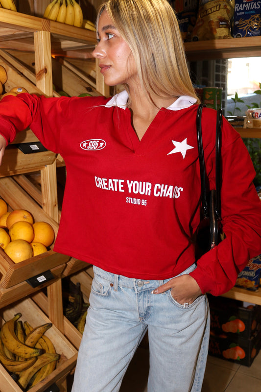 ICONIC POLO (ROJO)