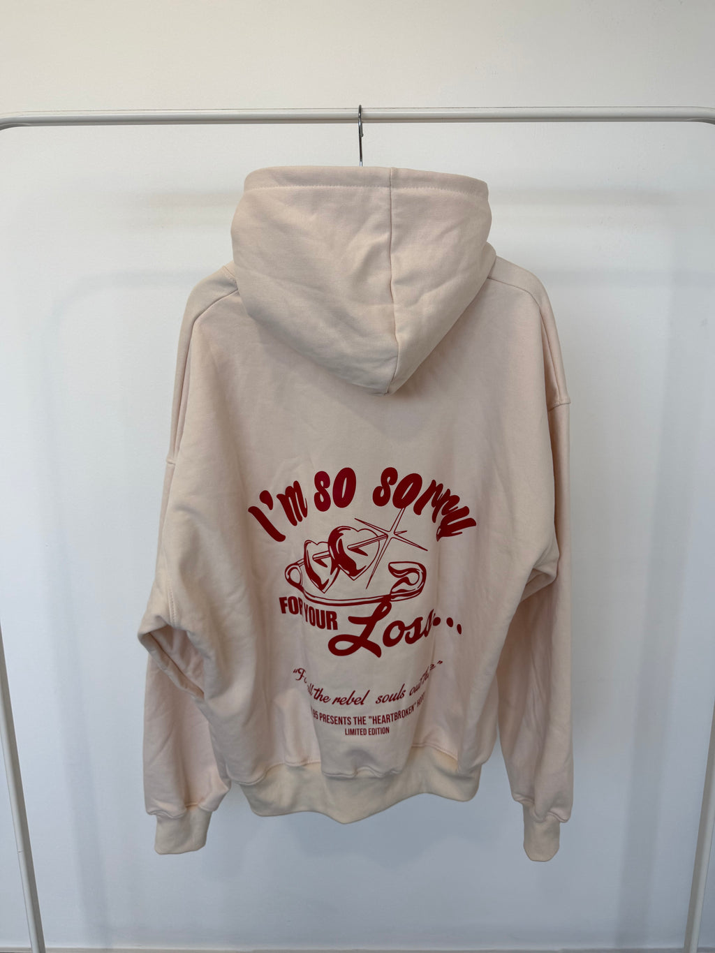 #22 HEARTBROKEN HOODIE  (L/XL)