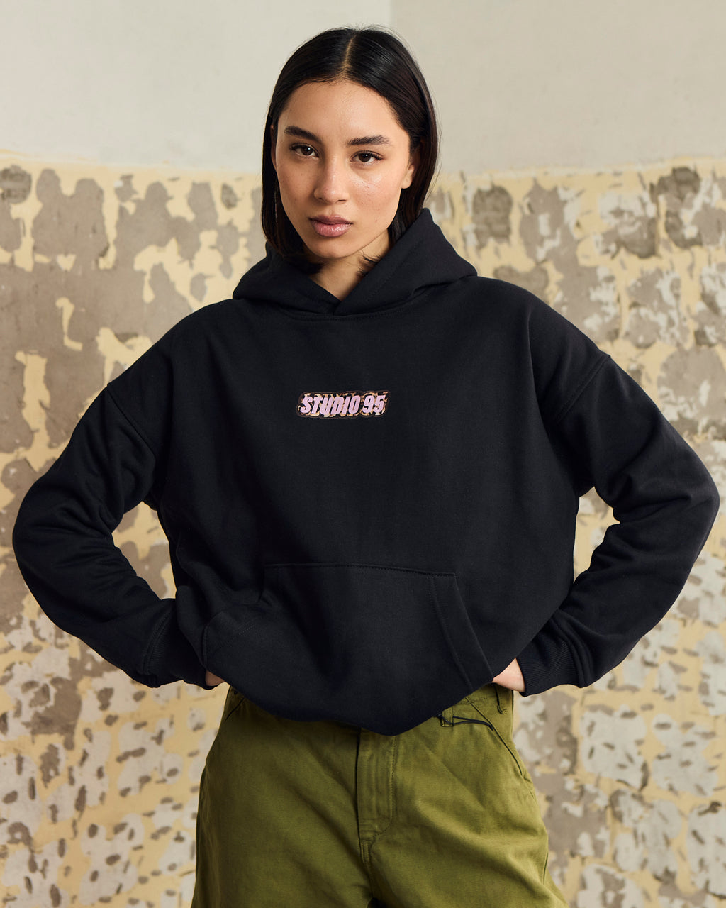 CHEETAH HOODIE (NEGRO)
