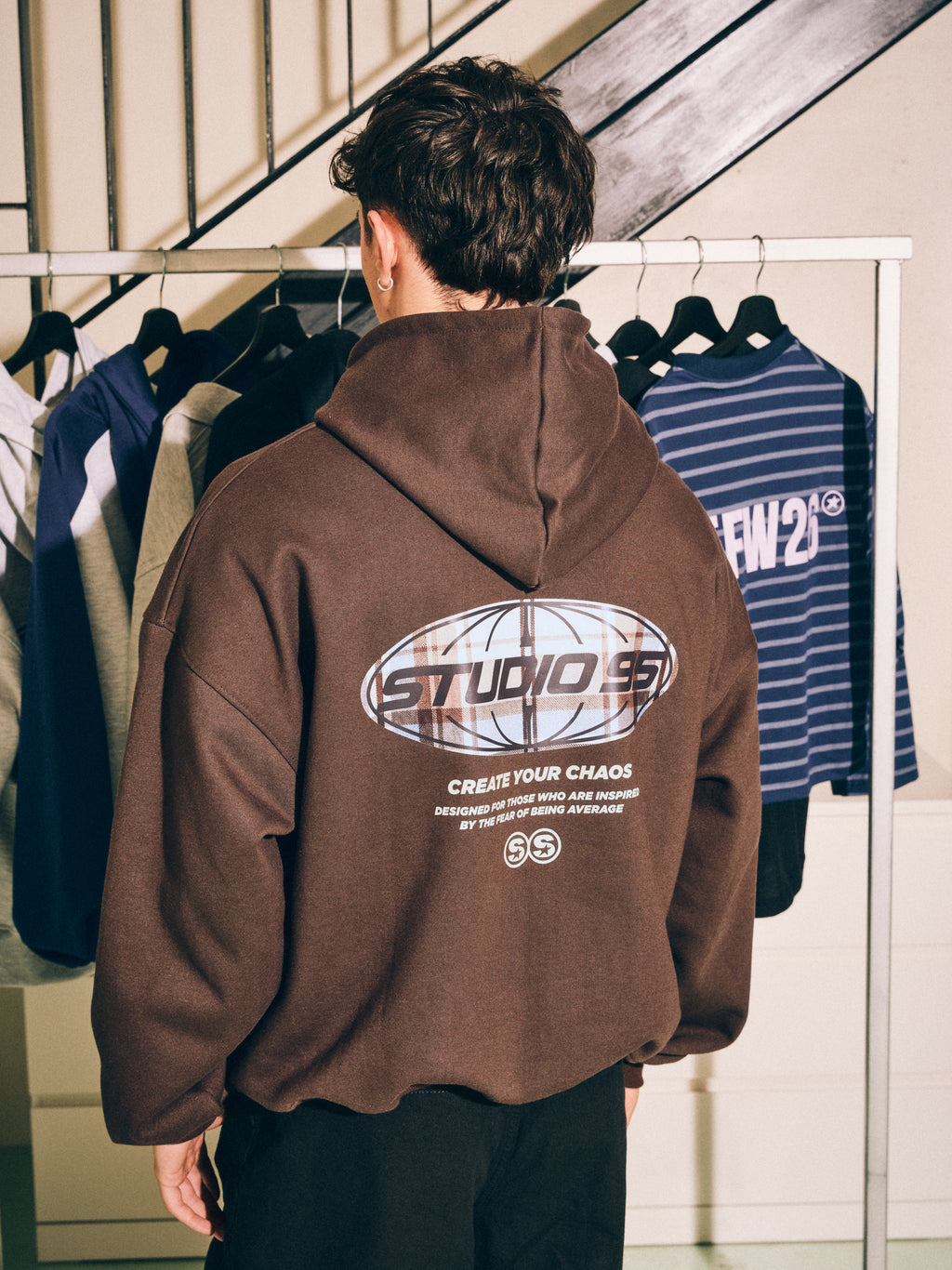 S95WORLD HOODIE (CAFÉ)