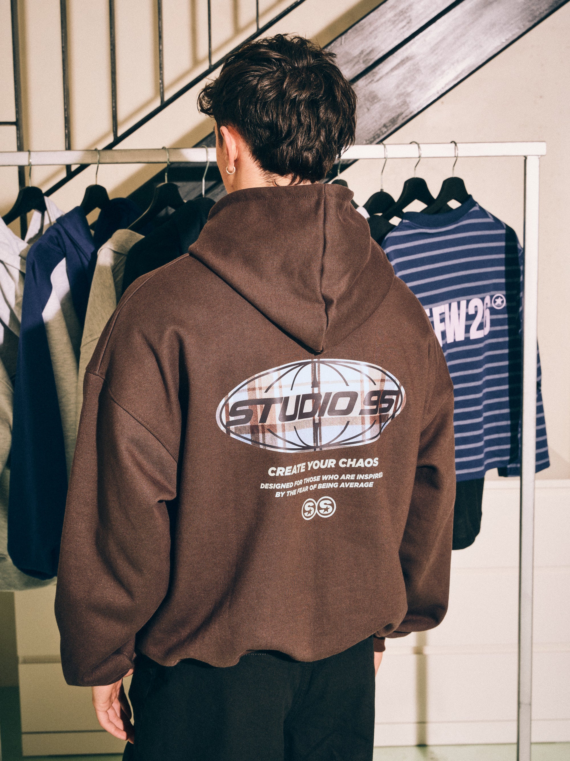 S95WORLD HOODIE (CAFÉ)