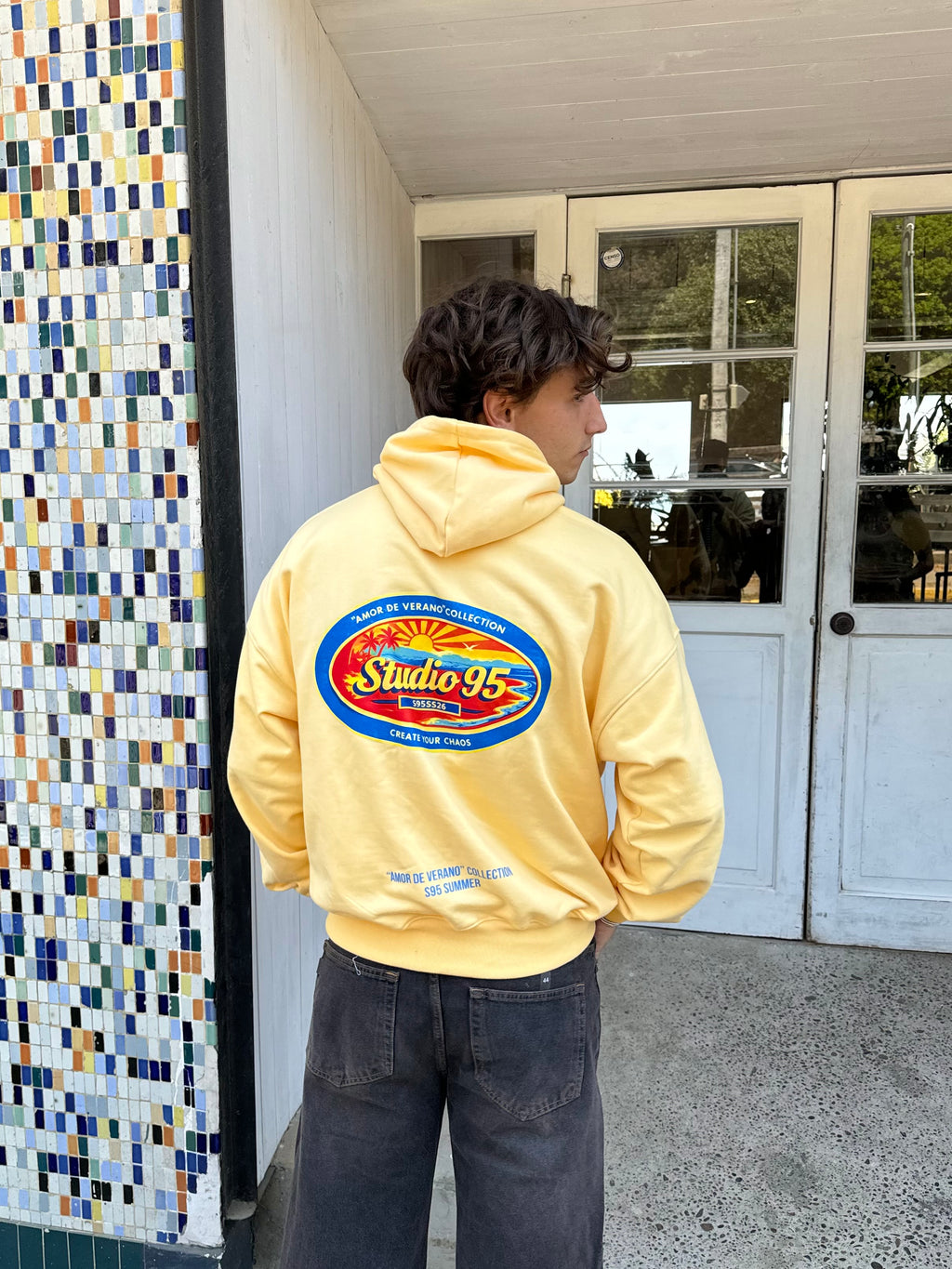SUNSET HOODIE (AMARILLO)