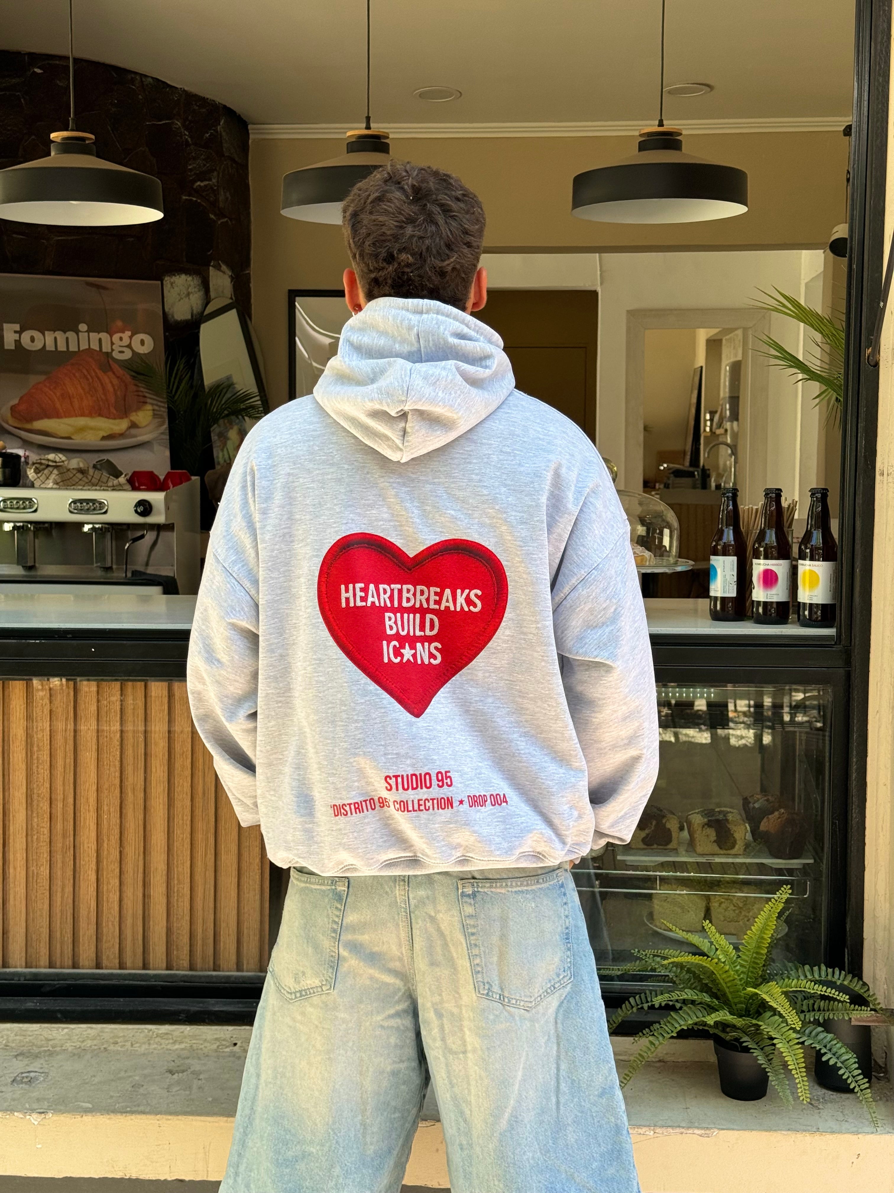 HEART PATCH HOODIE