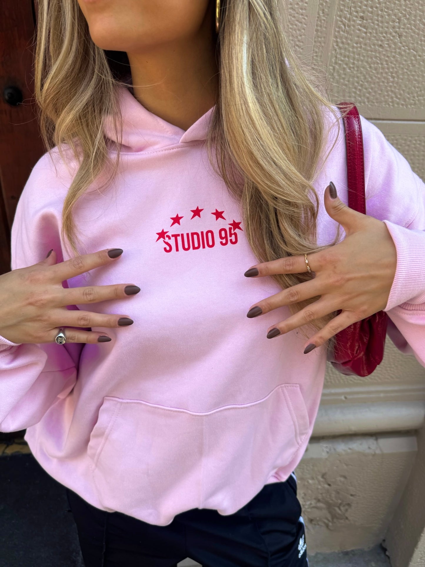 FULL STARS HOODIE (ROSADO)