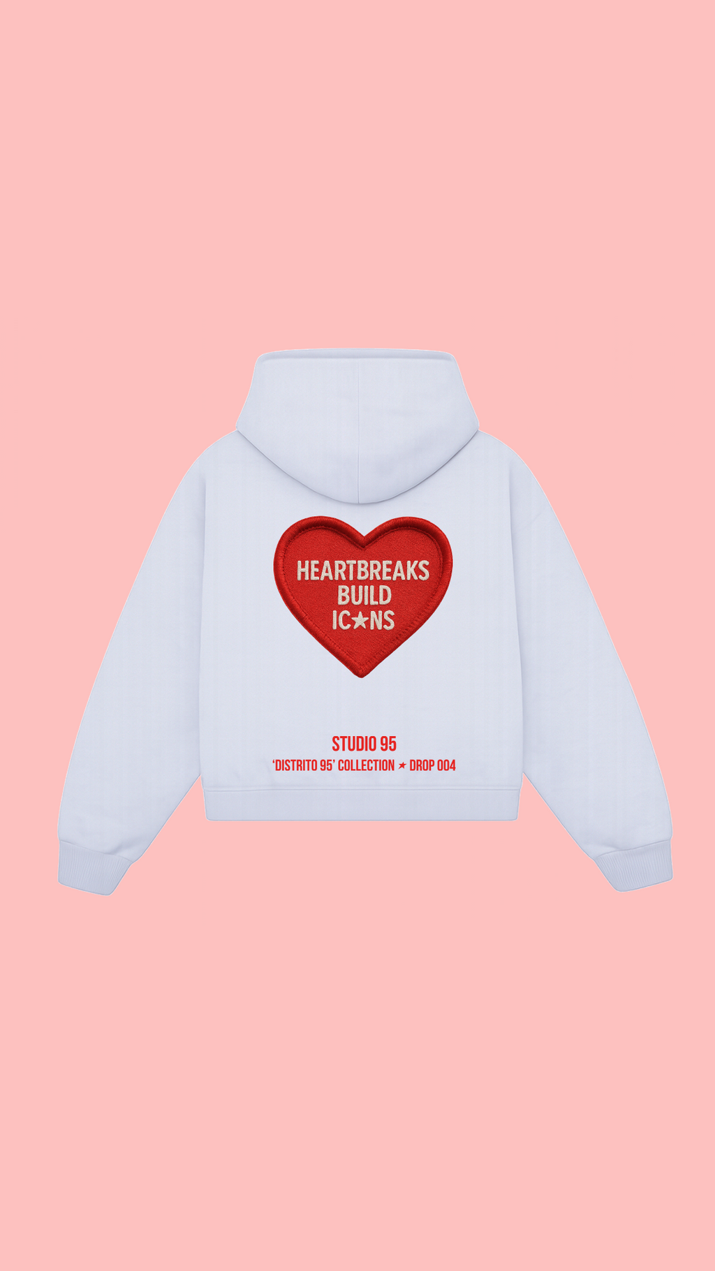 HEART PATCH HOODIE