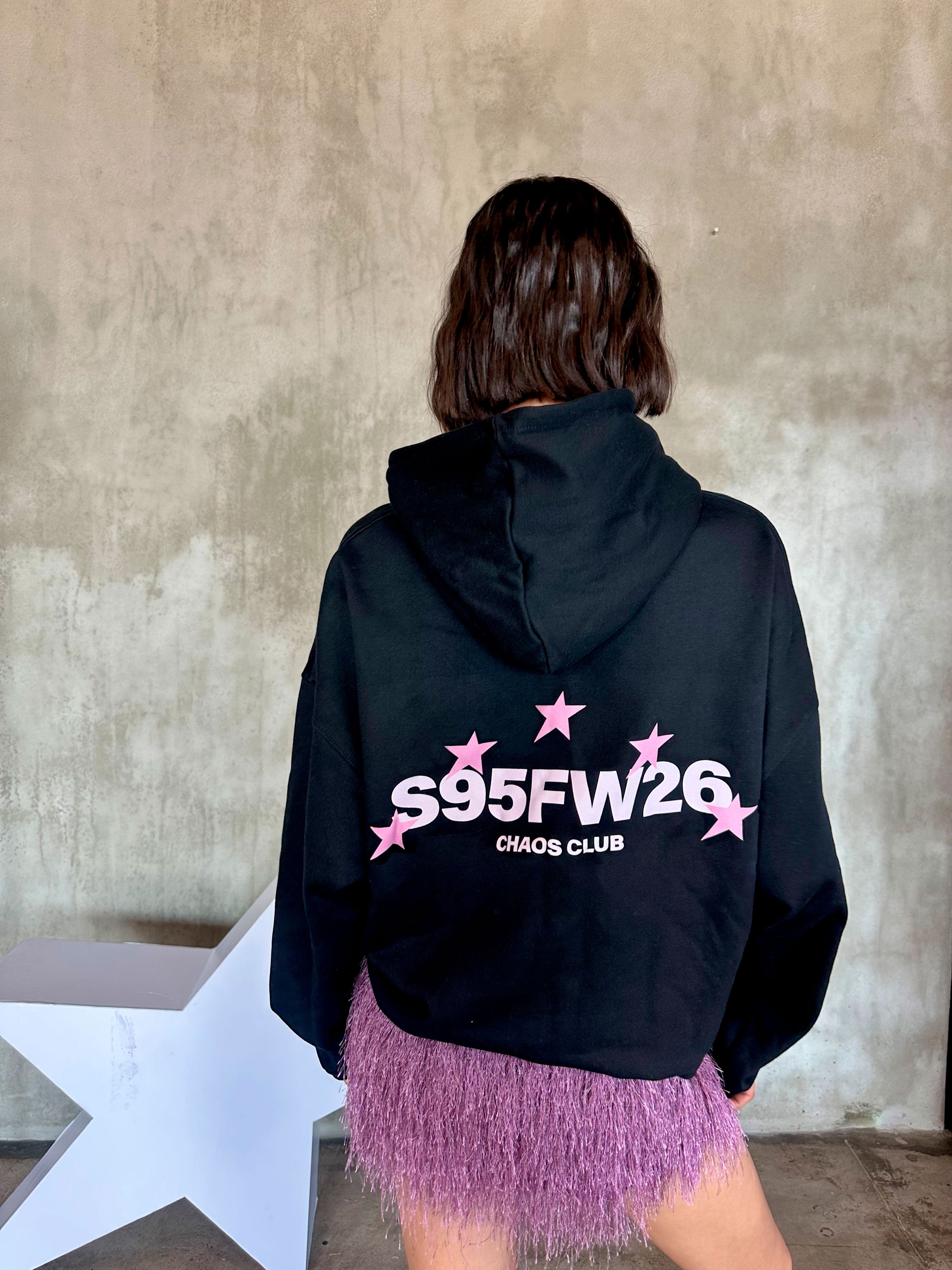 CHAOS CLUB HOODIE (NEGRO)