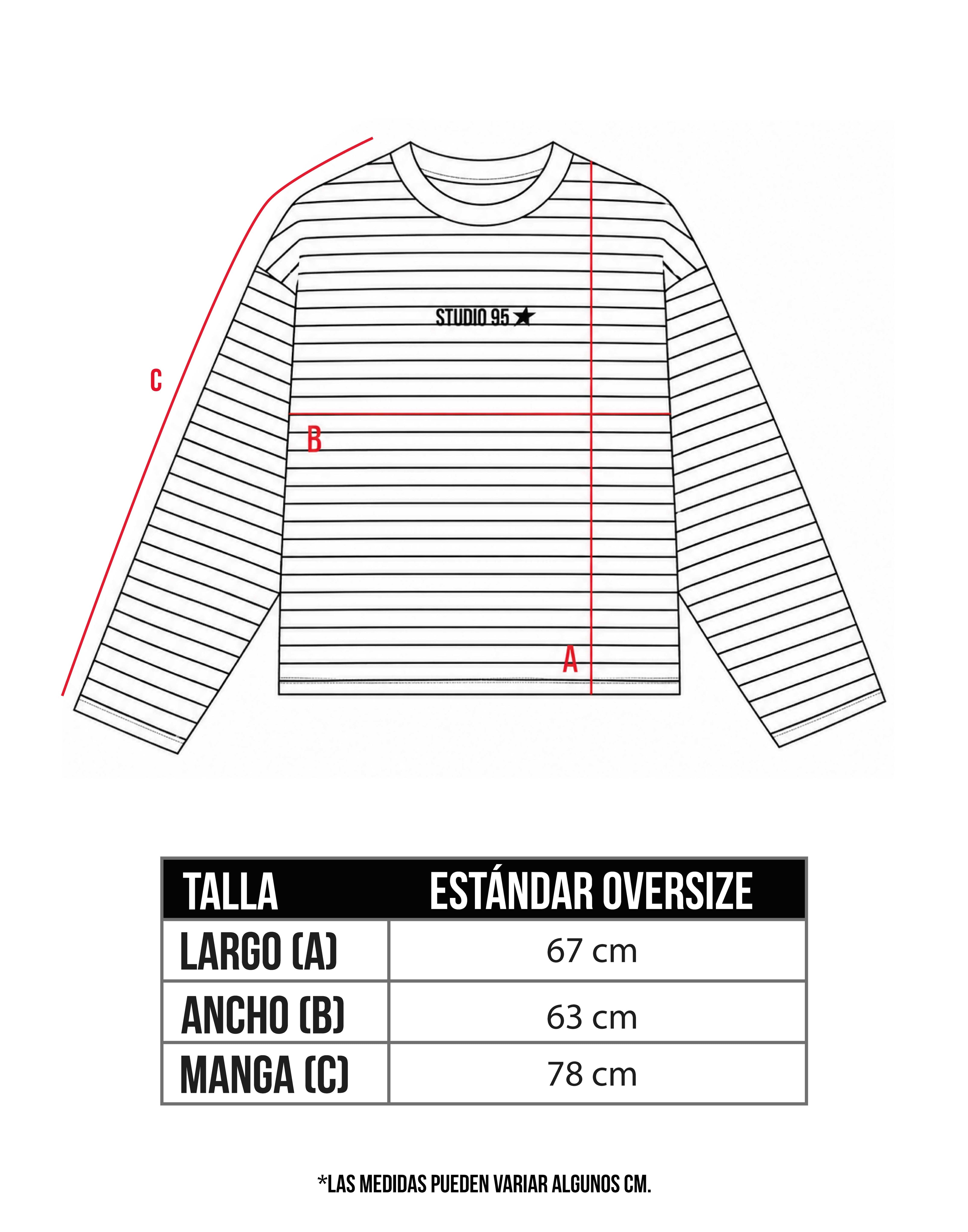 FW26 TEE (RAYAS AZUL)