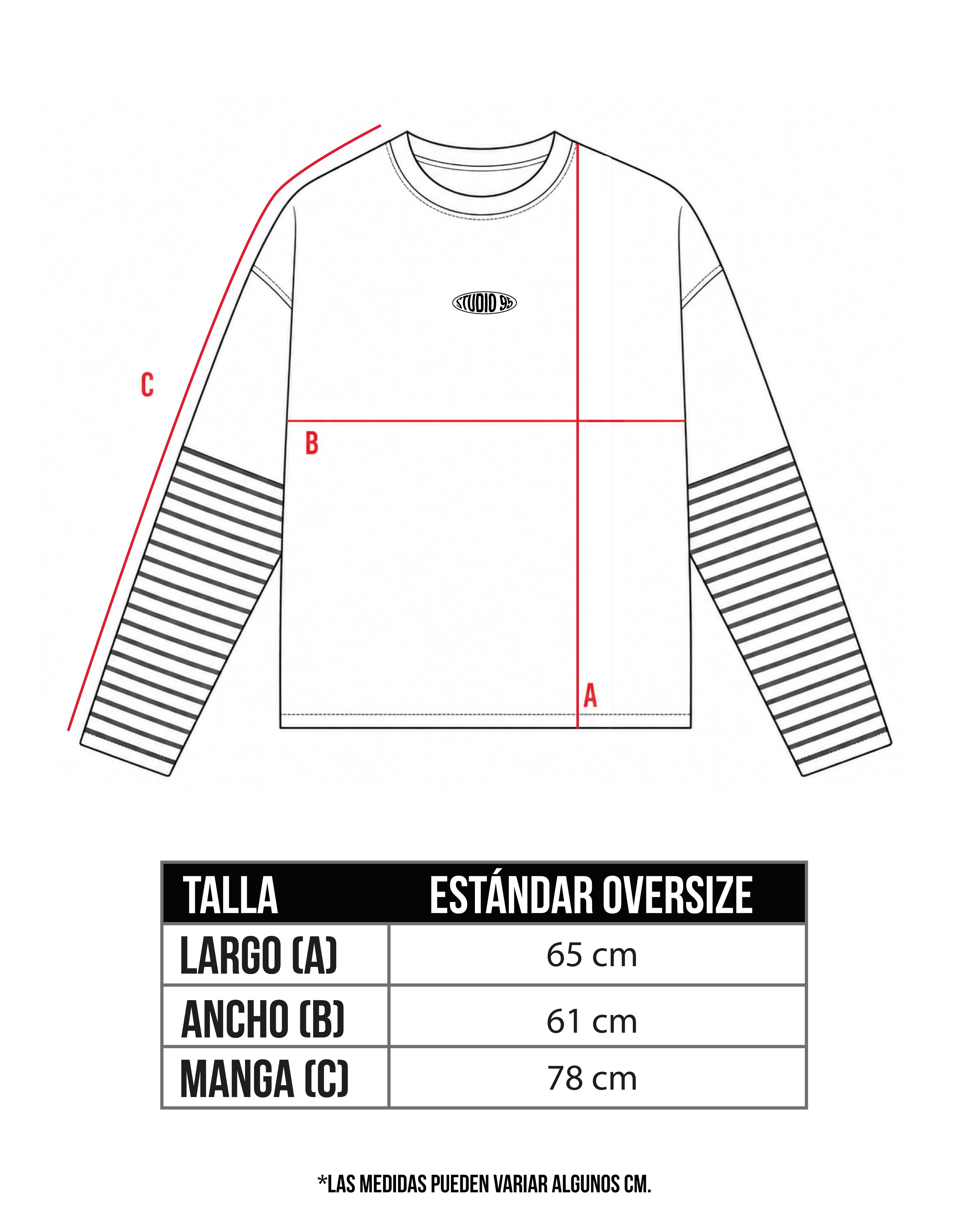 BLACK TEE (DOBLE MANGA) (ENVÍO SAMEDAY)