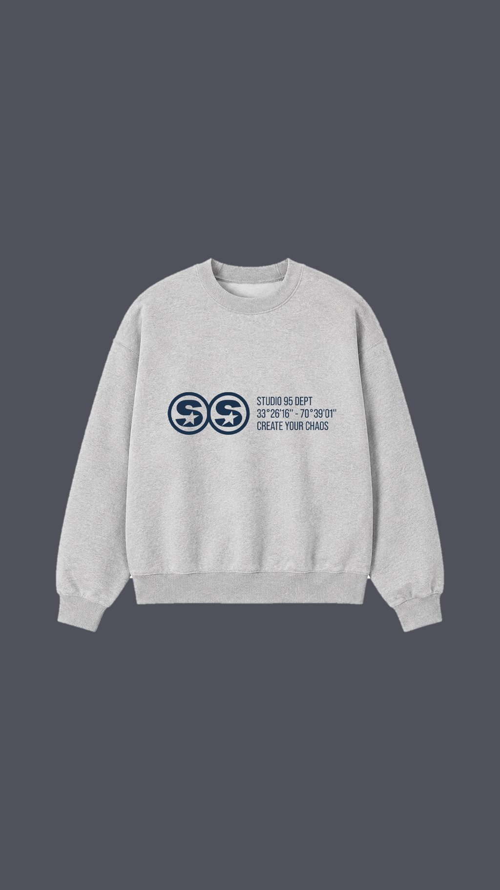 EVERYDAY CREWNECK (GRIS) (ENVÍO SAMEDAY)
