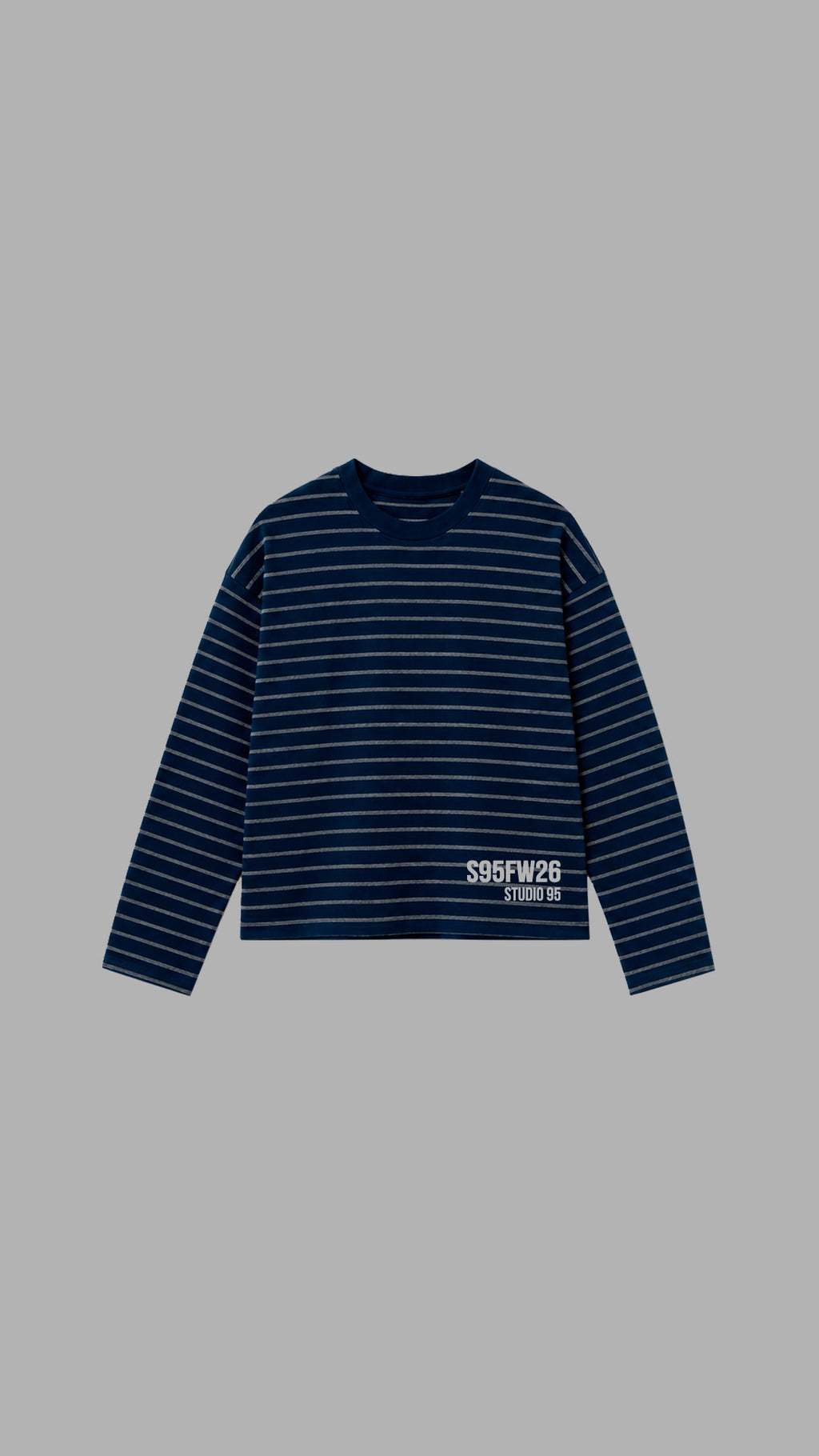 STRIPES TEE (GRIS)