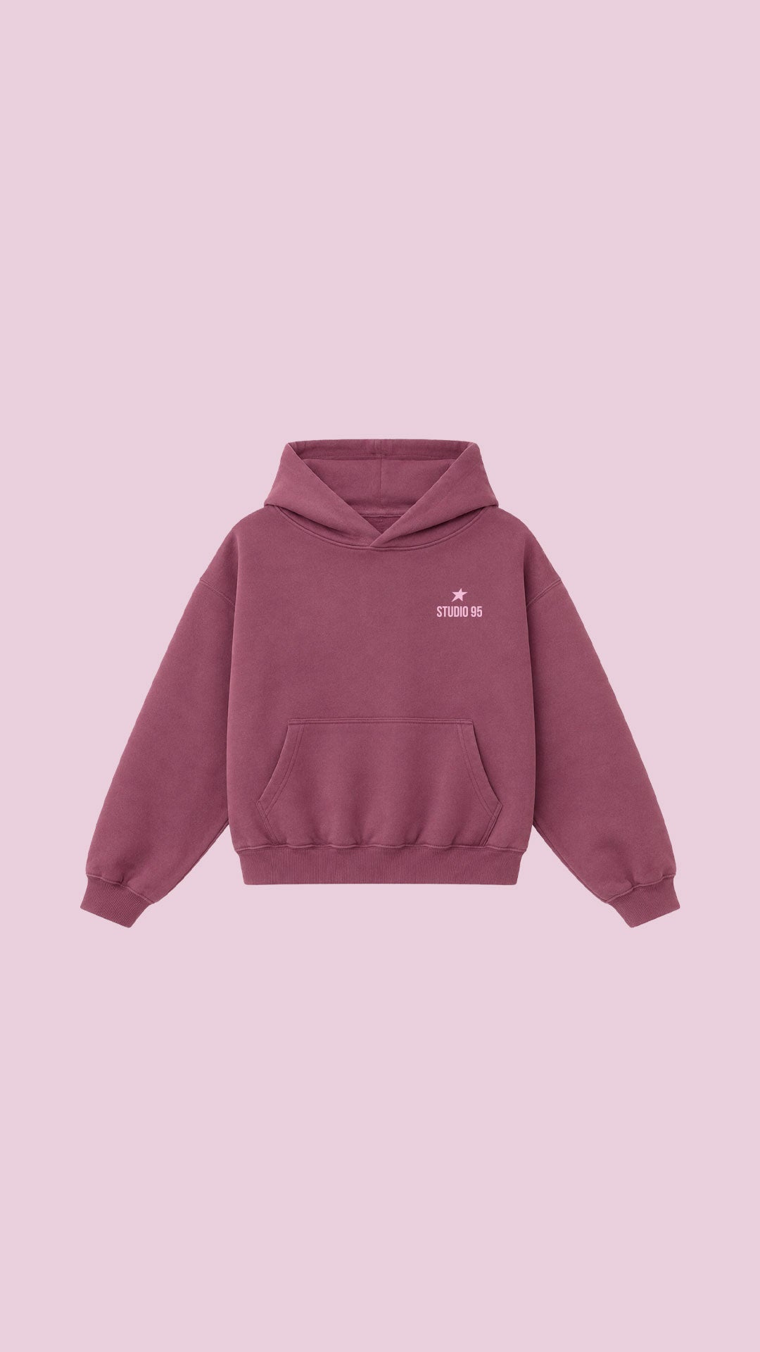 BURGUNDY HOODIE