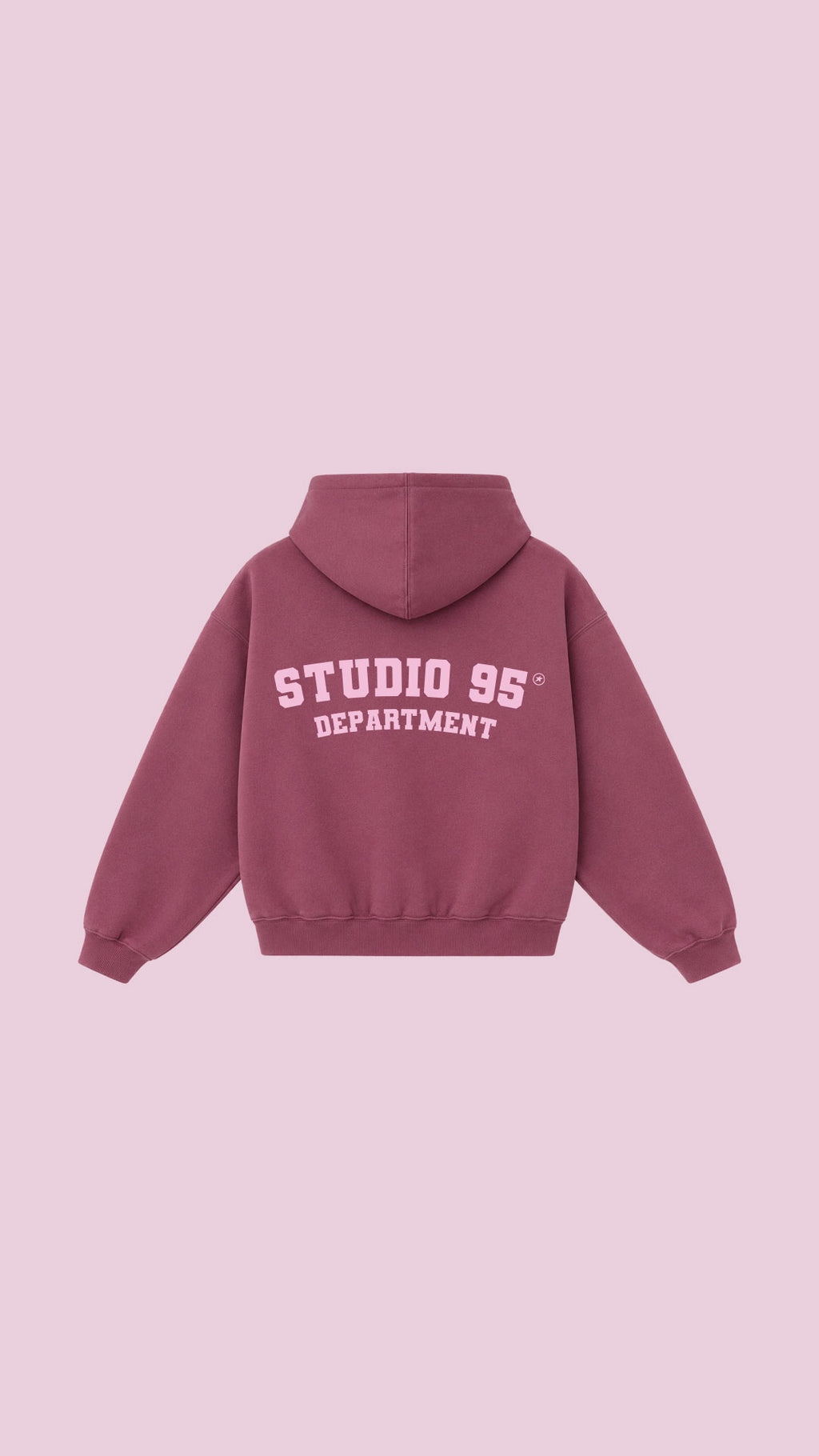 BURGUNDY HOODIE