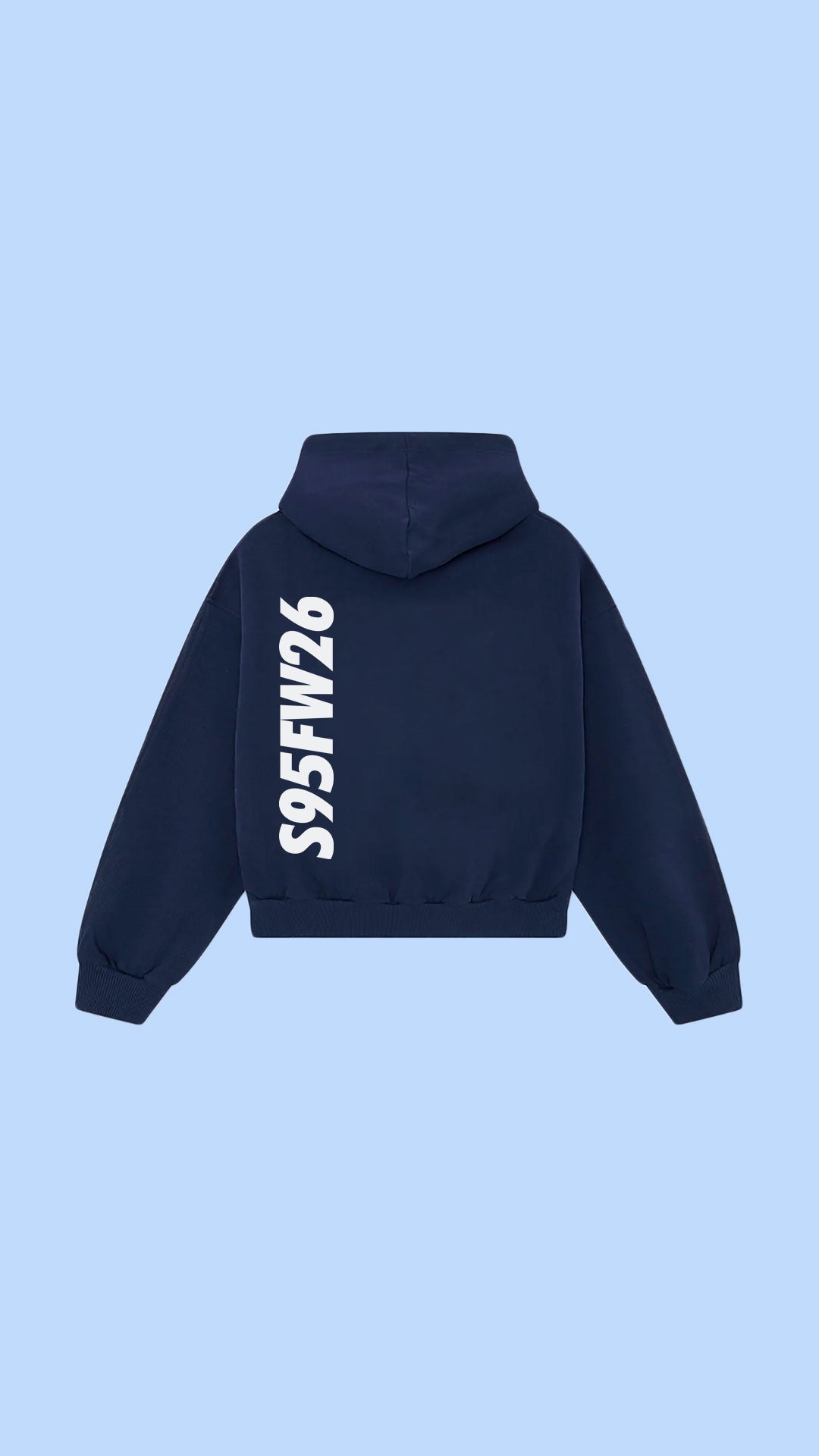 VERTICAL HOODIE (AZUL) (ENVÍO SAMEDAY)