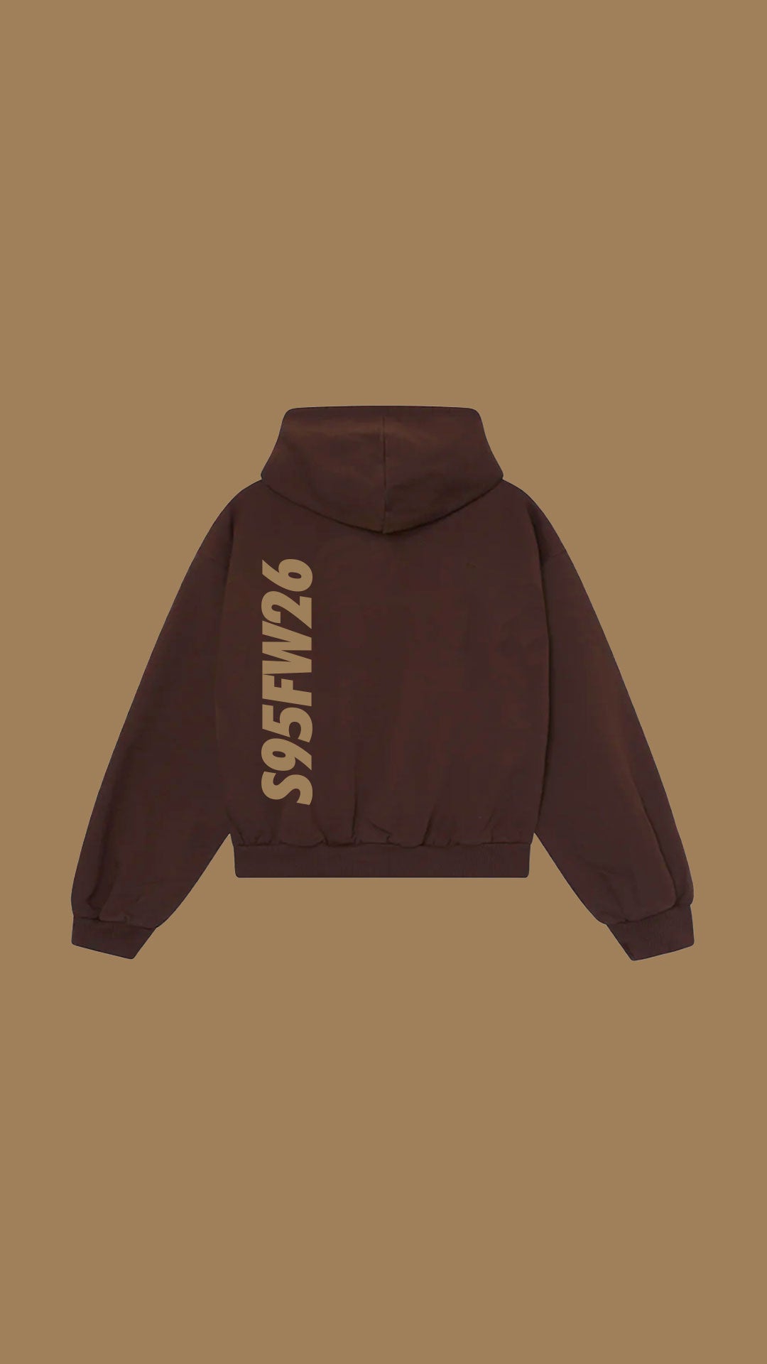VERTICAL HOODIE (CAFÉ)