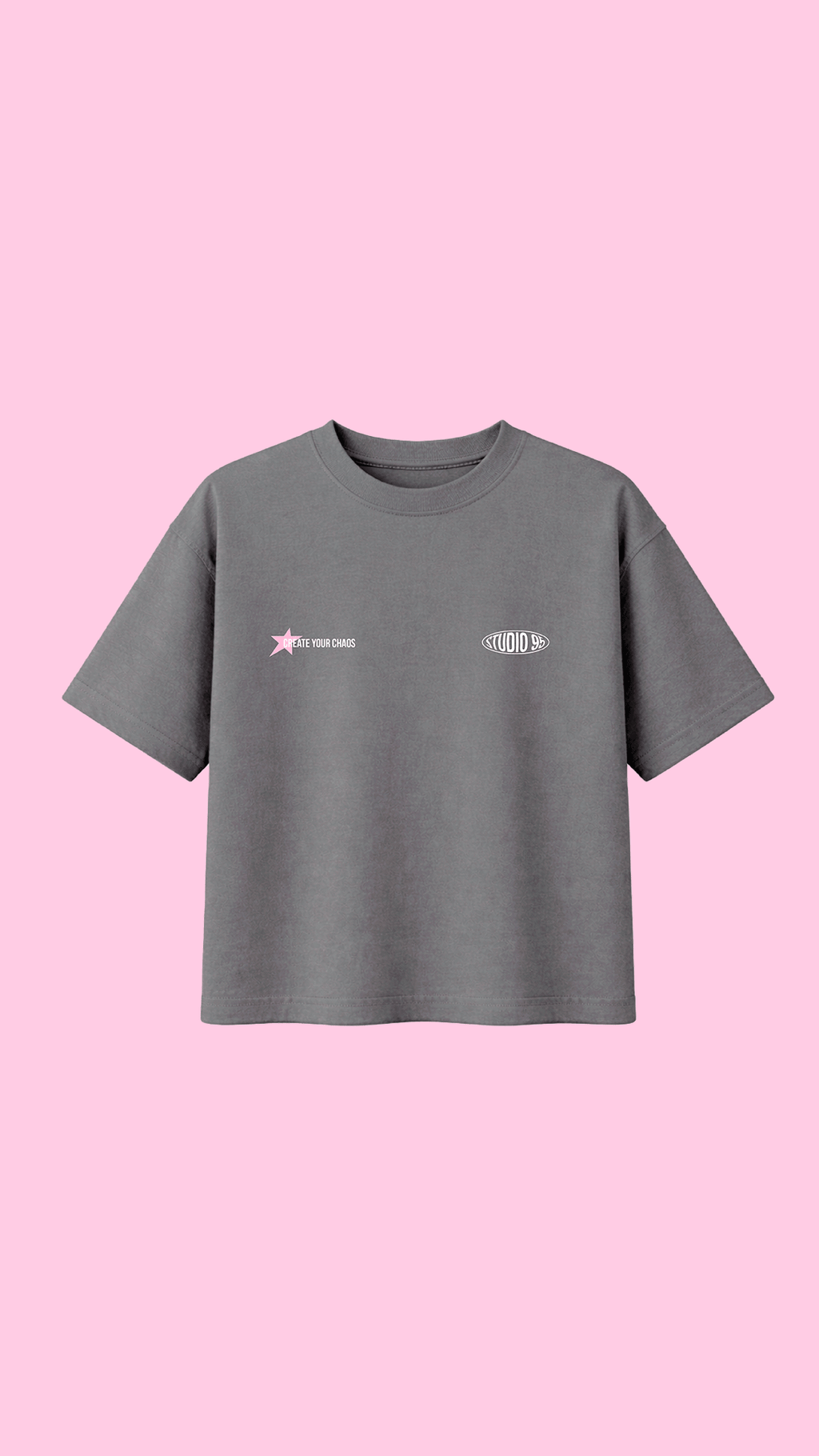 GREY STARS TEE