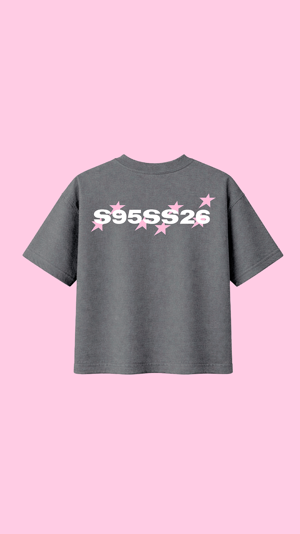 GREY STARS TEE