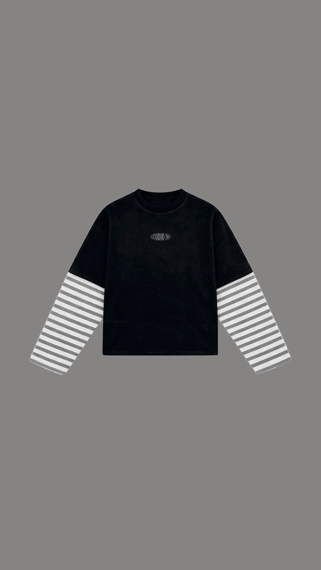 BLACK TEE (DOBLE MANGA) (ENVÍO SAMEDAY)