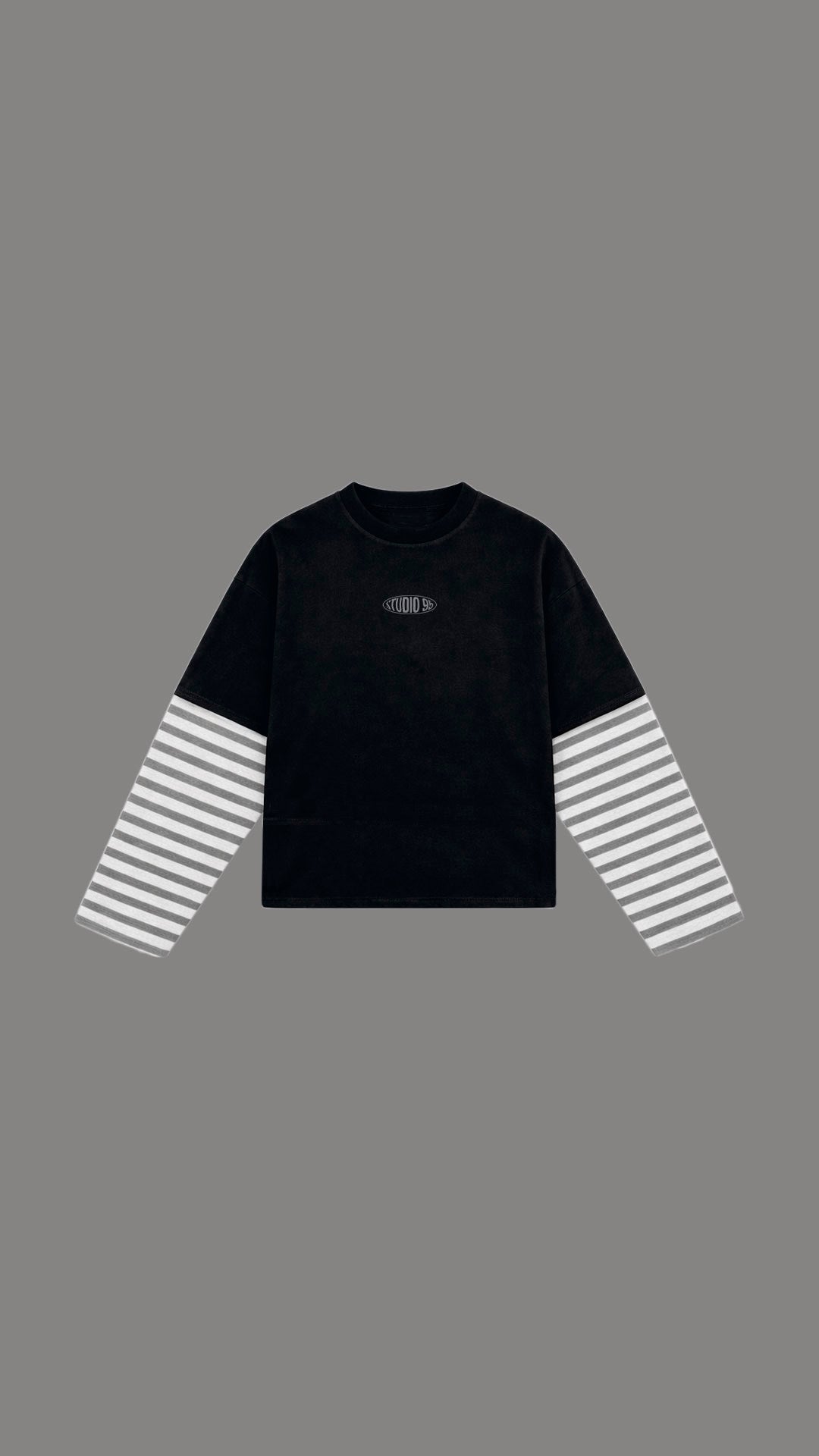 BLACK TEE (DOBLE MANGA) (ENVÍO SAMEDAY)