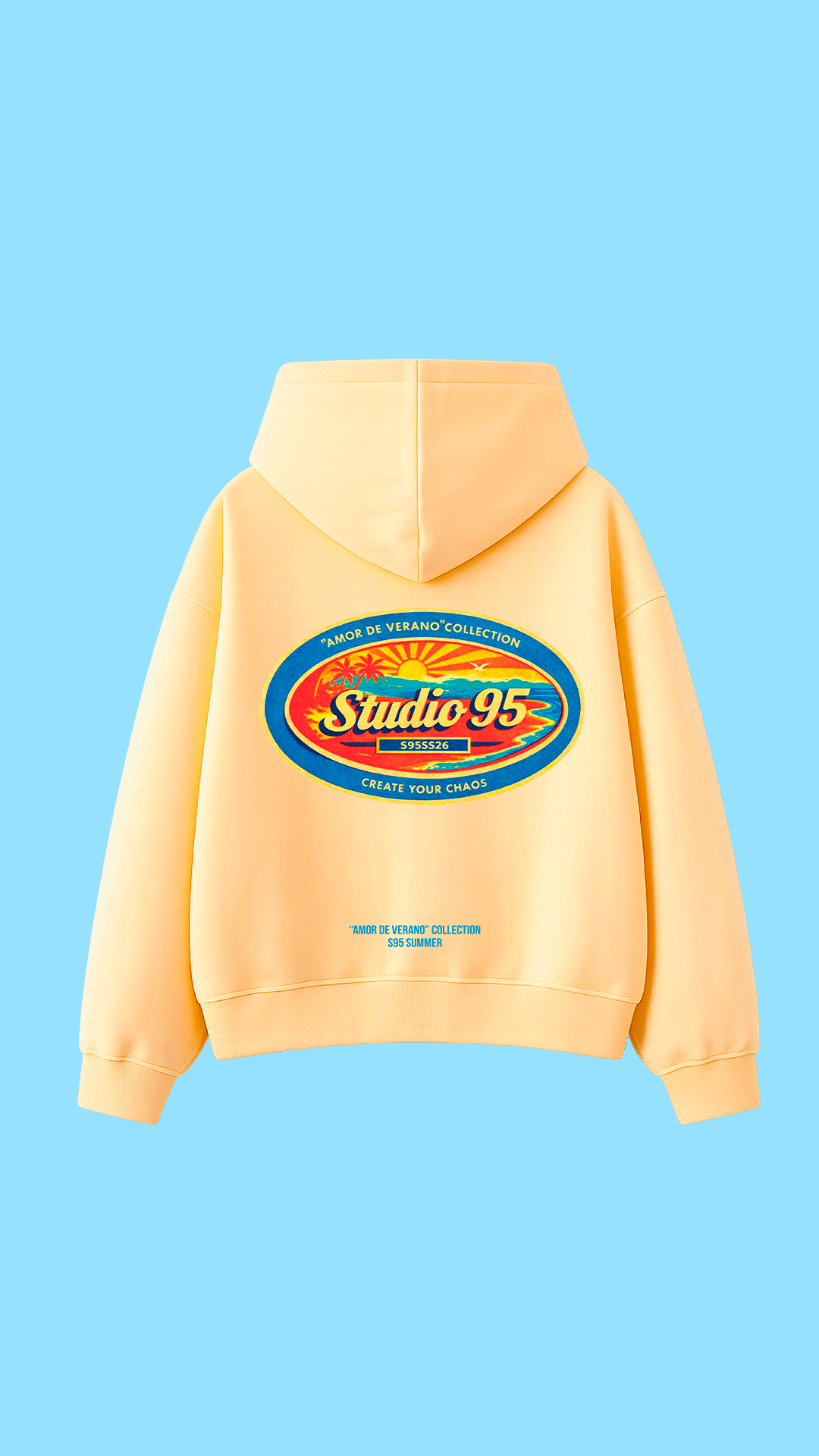 SUNSET HOODIE (AMARILLO)