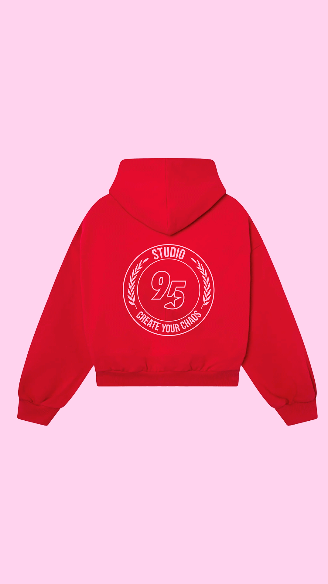 CERTIFIED CHAOS HOODIE (ROJO)