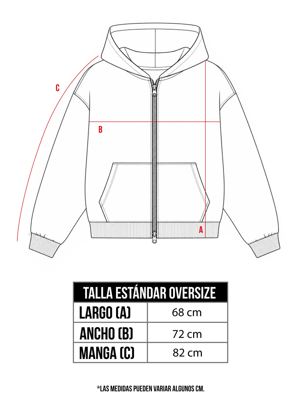 DOBLE ZIPPER HOODIE (ENVÍO SAMEDAY)